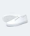 Zapatillas de lona blancas marca Tórtola 1947