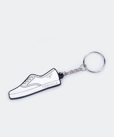 Llavero Zapatilla Tórtola Blanco